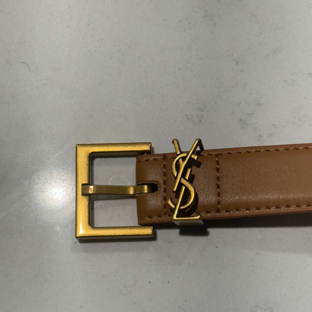 Saint Laurent brown belt